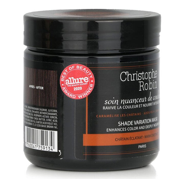 Shade Variation Mask (enhances Color & Deeply Nourishes) - Warm Chestnut - 250ml/8.33oz