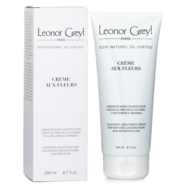 Creme Aux Fleurs Cleansing Treatment Cream Shampoo (for Very Dry Hair & Sensitive Scalp) - 200ml/7oz