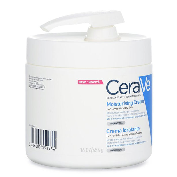Moisturising Cream For Dry To Very Dry Skin (with Pump)(random Packaging) - 454g/16oz