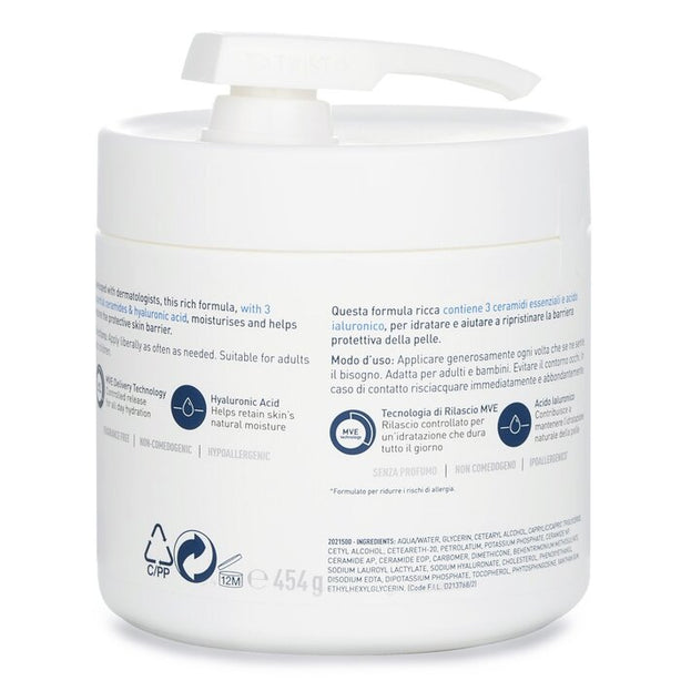 Moisturising Cream For Dry To Very Dry Skin (with Pump)(random Packaging) - 454g/16oz