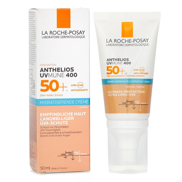 Anthelios Uv Mune 400 Hydrating Cream Spf50 Tinted - 50ml/1.7oz