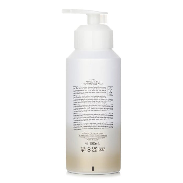 Sensai Absolute Silk Micro Mousse Wash - 180ml