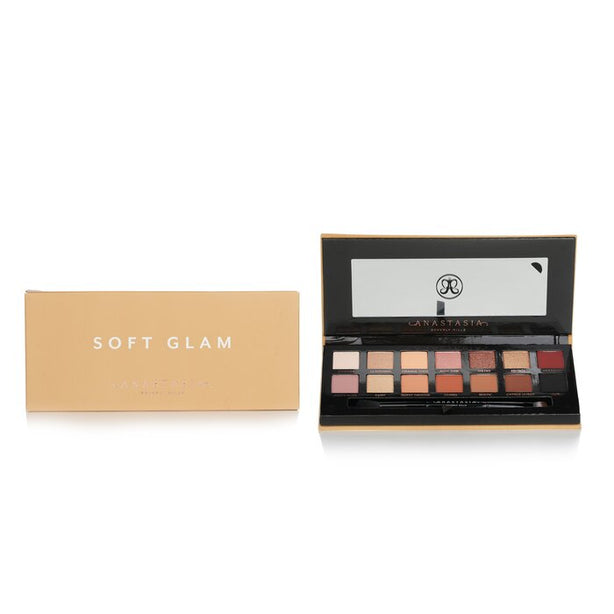 Soft Glam Eye Shadow Palette (14x Eyesahdow, 1x Duo Shadow Brush) - -