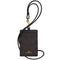 Coach Id Lanyard In Signature Canvas in Walnut/ Black CZ285