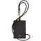 Coach Id Lanyard In Signature Canvas in Walnut/ Black CZ285