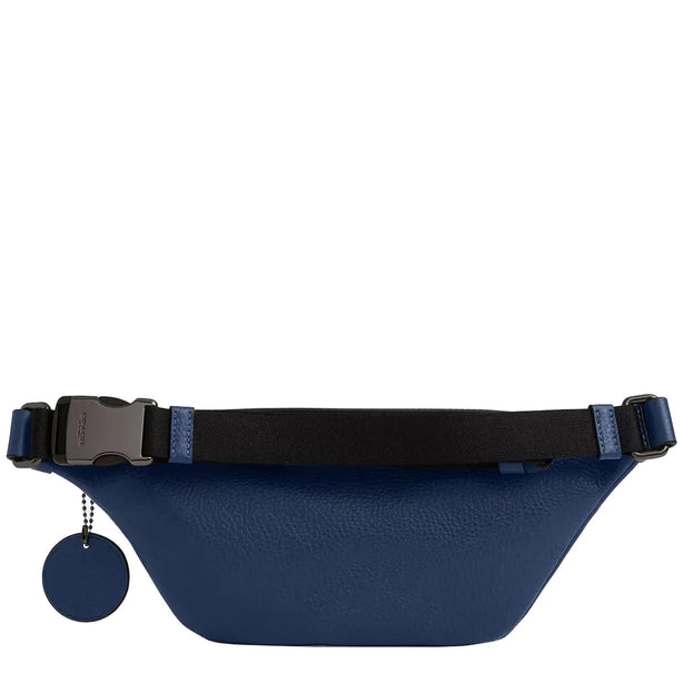 Coach Warren Mini Belt Bag With Baseball Print in Deep Blue Multi CAX43