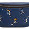 Coach Warren Mini Belt Bag With Baseball Print in Deep Blue Multi CAX43