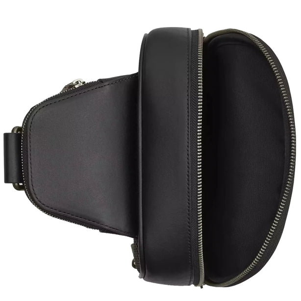 Coach Ethan Pack In Signature Canvas in Charcoal/ Black CZ393