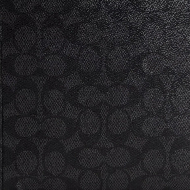 Coach Ethan Pack In Signature Canvas in Charcoal/ Black CZ393