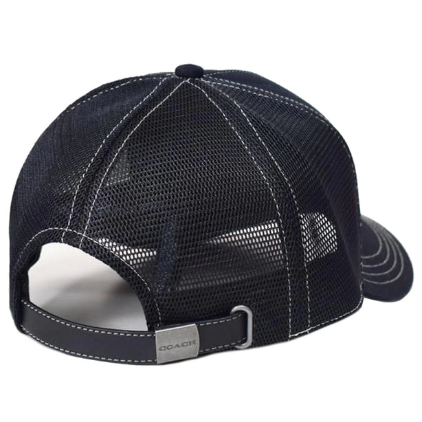Coach 1941 Embroidered Trucker Hat - Black CAA61 (M/L)