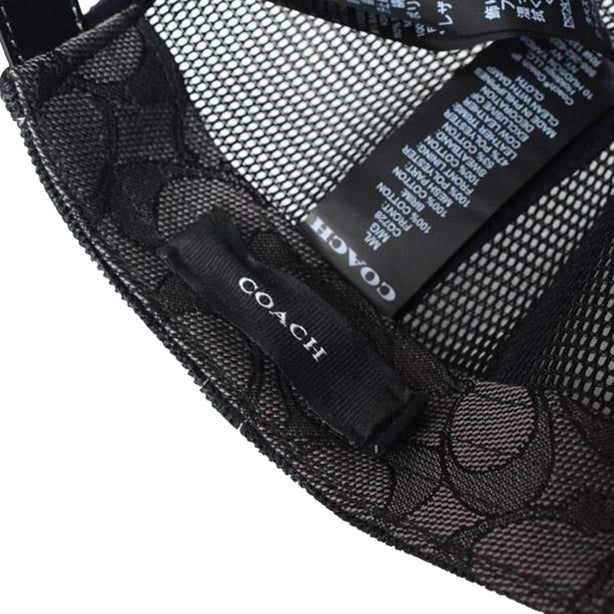 Coach 1941 Embroidered Trucker Hat - Black CAA61 (M/L)