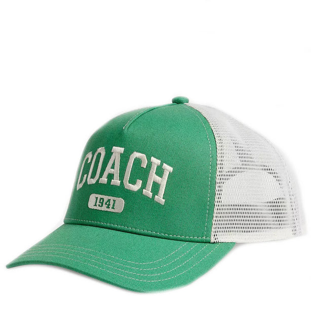 Coach 1941 Embroidered Trucker Hat - Kelly CAA61