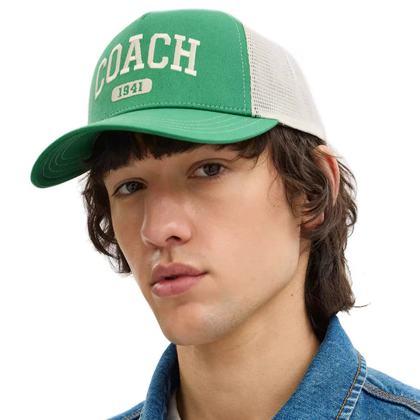 Coach 1941 Embroidered Trucker Hat - Kelly CAA61
