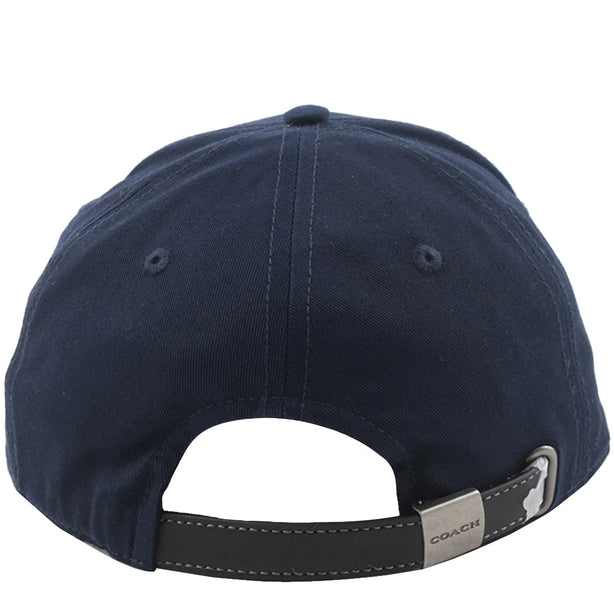 Coach Embroidered Baseball Hat - Navy CAA64