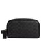 Coach Small Travel Kit Bag In Signature Canvas - Charcoal/ Black CAR15