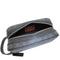 Coach Small Travel Kit Bag In Signature Canvas - Charcoal/ Black CAR15