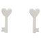 Kate Spade With All My Heart Key Studs Earrings - Silver KK605