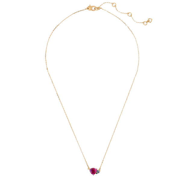Kate Spade Shine Me Up Pendant Necklace - Red Multi KJ393