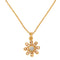 Kate Spade Bursting Blooms Pendant Necklace - Yellow Gold KK484
