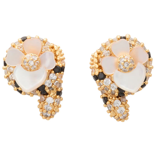Kate Spade Shining Snake Studs Earrings - Clear Multi KK640