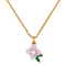 Kate Spade Bursting Blooms Pendant Necklace - Blue Multi KK488