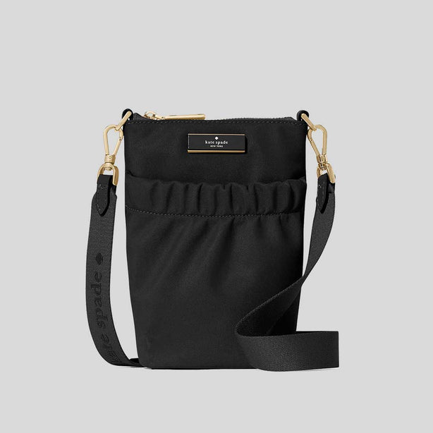 KATE SPADE Carter Nylon Phone Crossbody Black RB-KL876