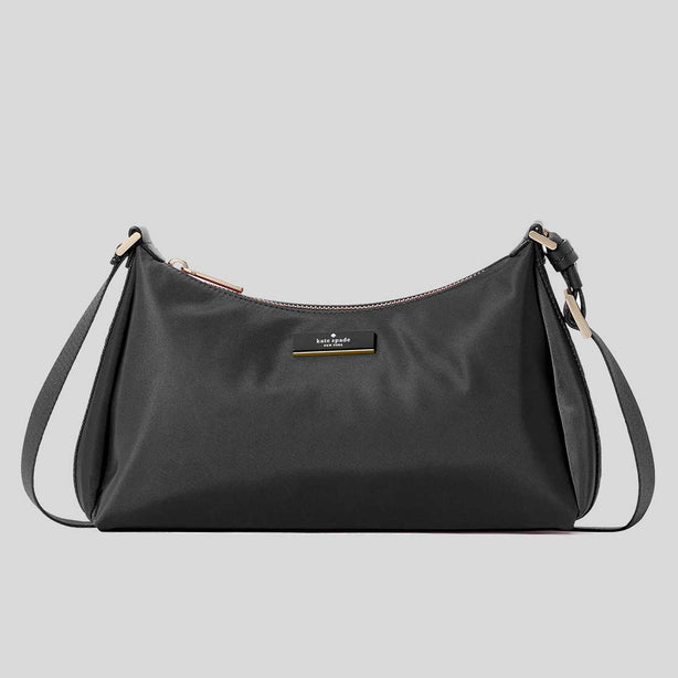 KATE SPADE Carter Nylon Small Shoulder Bag Black RB-KL967