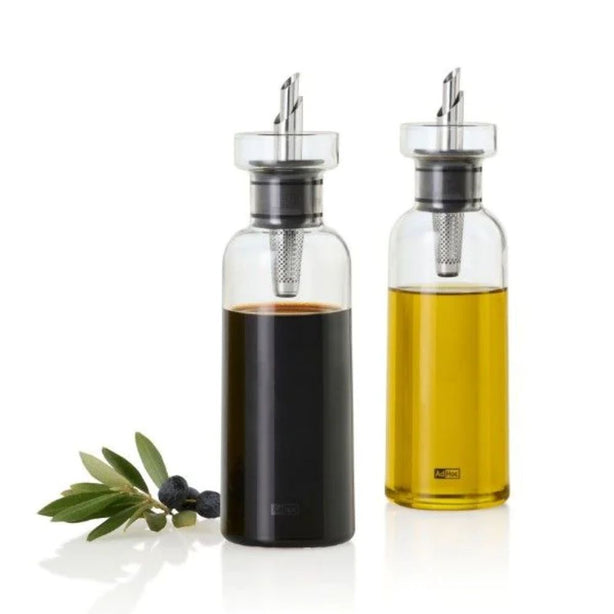 Adhoc Glass Oil & Vinegar Pourer Set