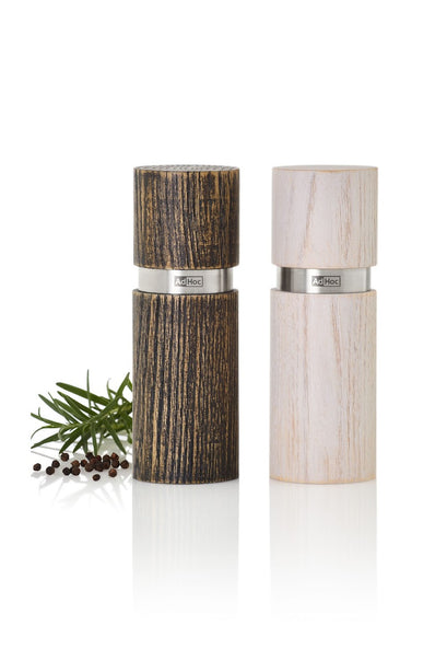 Adhoc Ash Wood Pepper & Salt Mill Set
