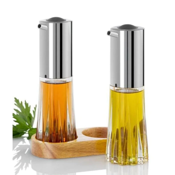 Adhoc Acrylic Oil & Vinegar Pourer With Stand