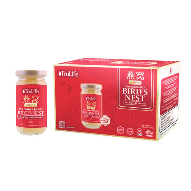 TruLife Premium Bird's Nest Aloe Vera with Rock Sugar 6x160g