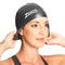 Zoggs Australia One Size Silicone Black Swim Cap