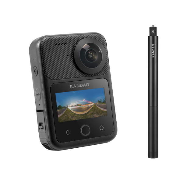 Kandao Qoocam3 Ultra 360 Action Camera (Travel Combo)