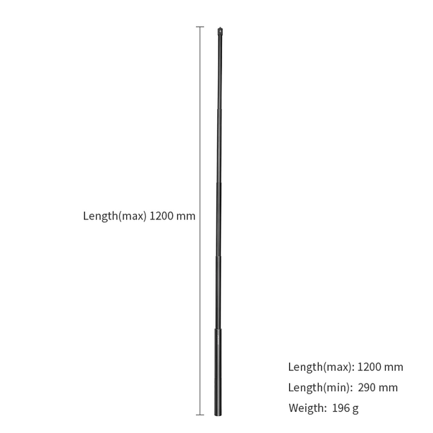 Kandao Qoocam3 Invisible Selfie Stick 120cm