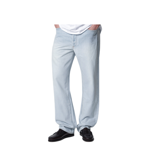90S Straight Leg Mid Rise Jeans