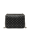 Rockstud Spike Medium Nappa Leather Shoulder Bag - Black