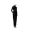 Black Polyamide Blend Sporty Pants
