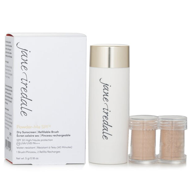 Powder Me Refillable Brush (1x Brush, 2x Refills) - Nude - 2x2.5g/0.09oz