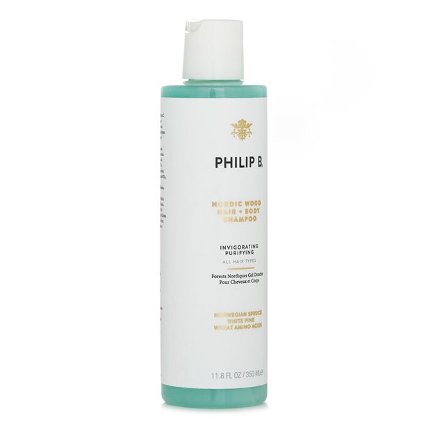 Nordic Wood Hair + Body Shampoo (invigorating Purifying - All Hair Types) - 350ml/11.8oz