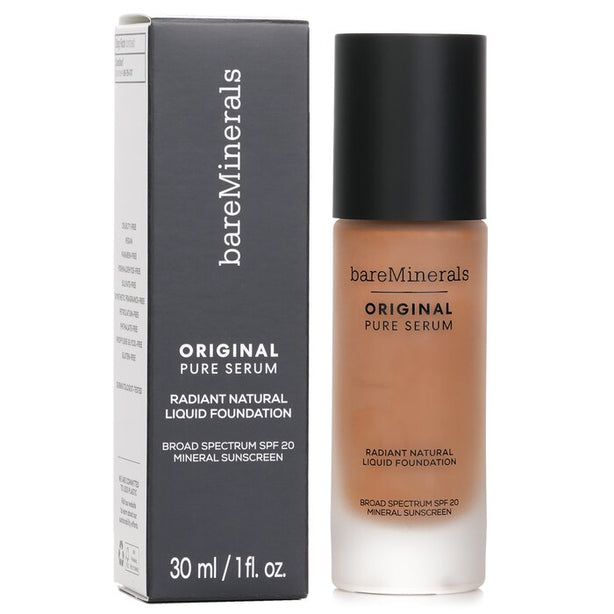 Original Pure Serum Radiant Natural Liquid Foundation Mineral Spf 20 - #medium Deep Neutral 4.5 - 30ml/1oz