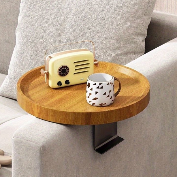 Sofa arm table / adjustable couch tray