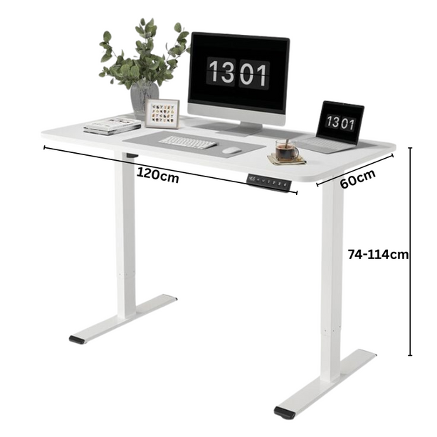Height adjustable electric standing desk