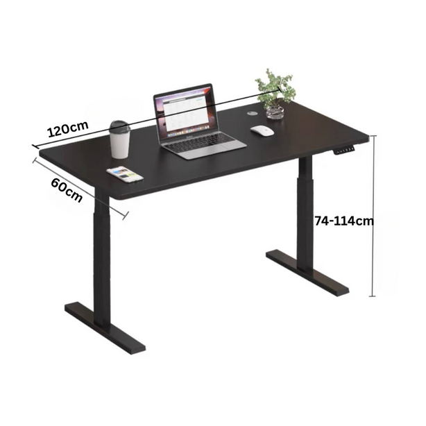 Height adjustable electric standing desk