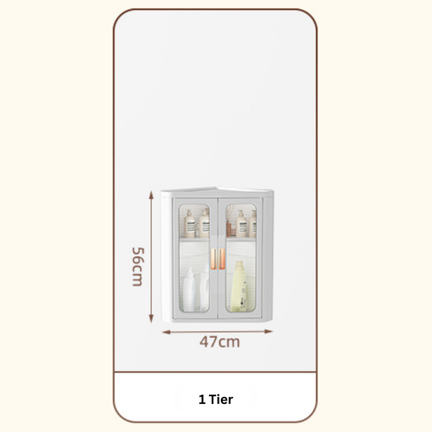 Corner storage cabinets