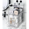 2 tier transparent pull-out tray organiser