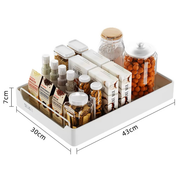 Metal Pull-Out Shelf Organizer
