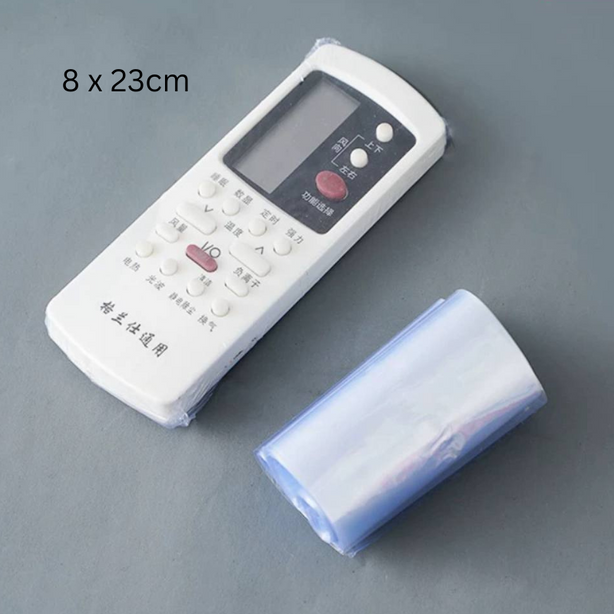 Remote control plastic film protector