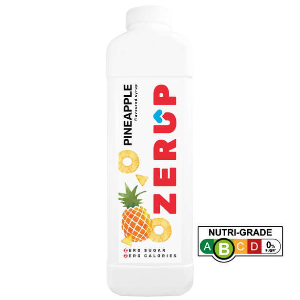Zerup Zero Sugar Pineapple Syrup 1L