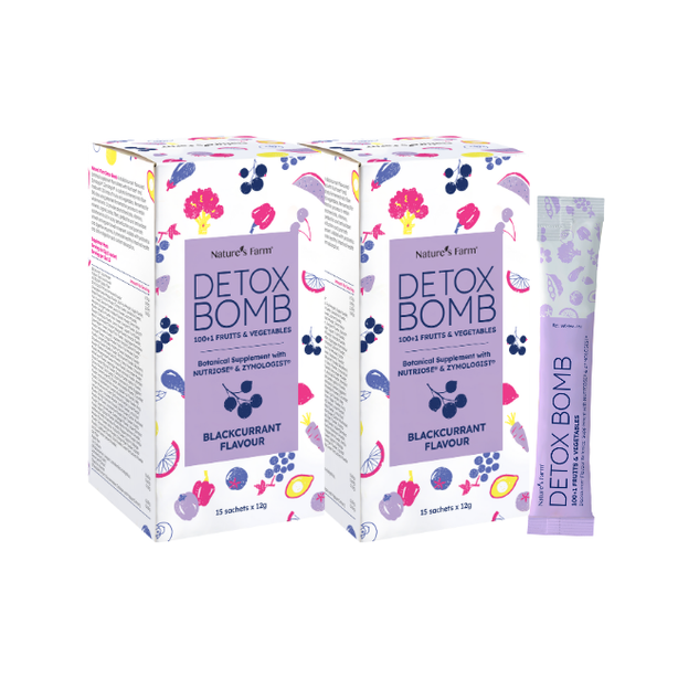 [Bundle of 2] Nature's Farm® Detox Bomb Blackcurrant, 15s