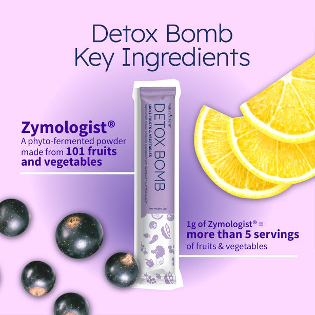 [Bundle of 2] Nature's Farm® Detox Bomb Blackcurrant, 15s